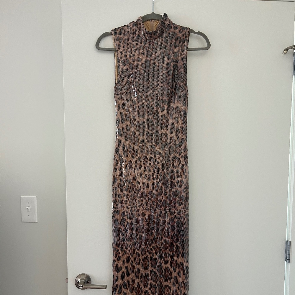 Meshki leopard gown